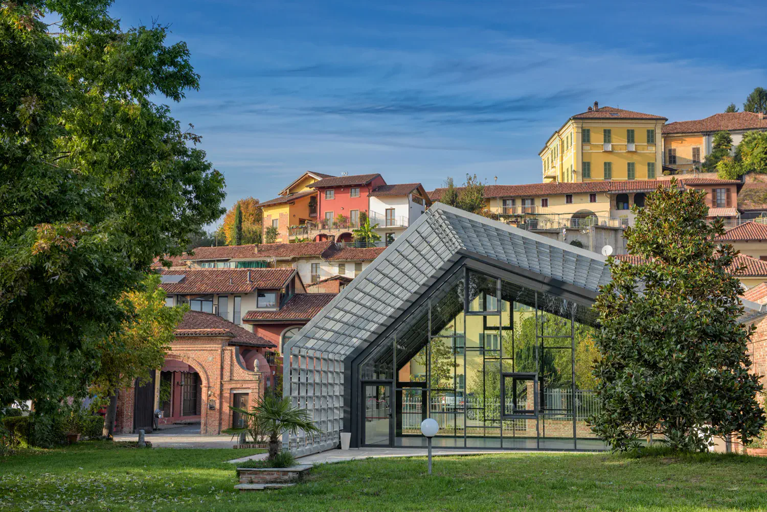 Esterno di Villa Balbiano di giorno